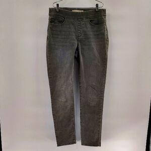 Soft Surroundings Green Stretch Elastic Waist Pants Size Small With Pockets